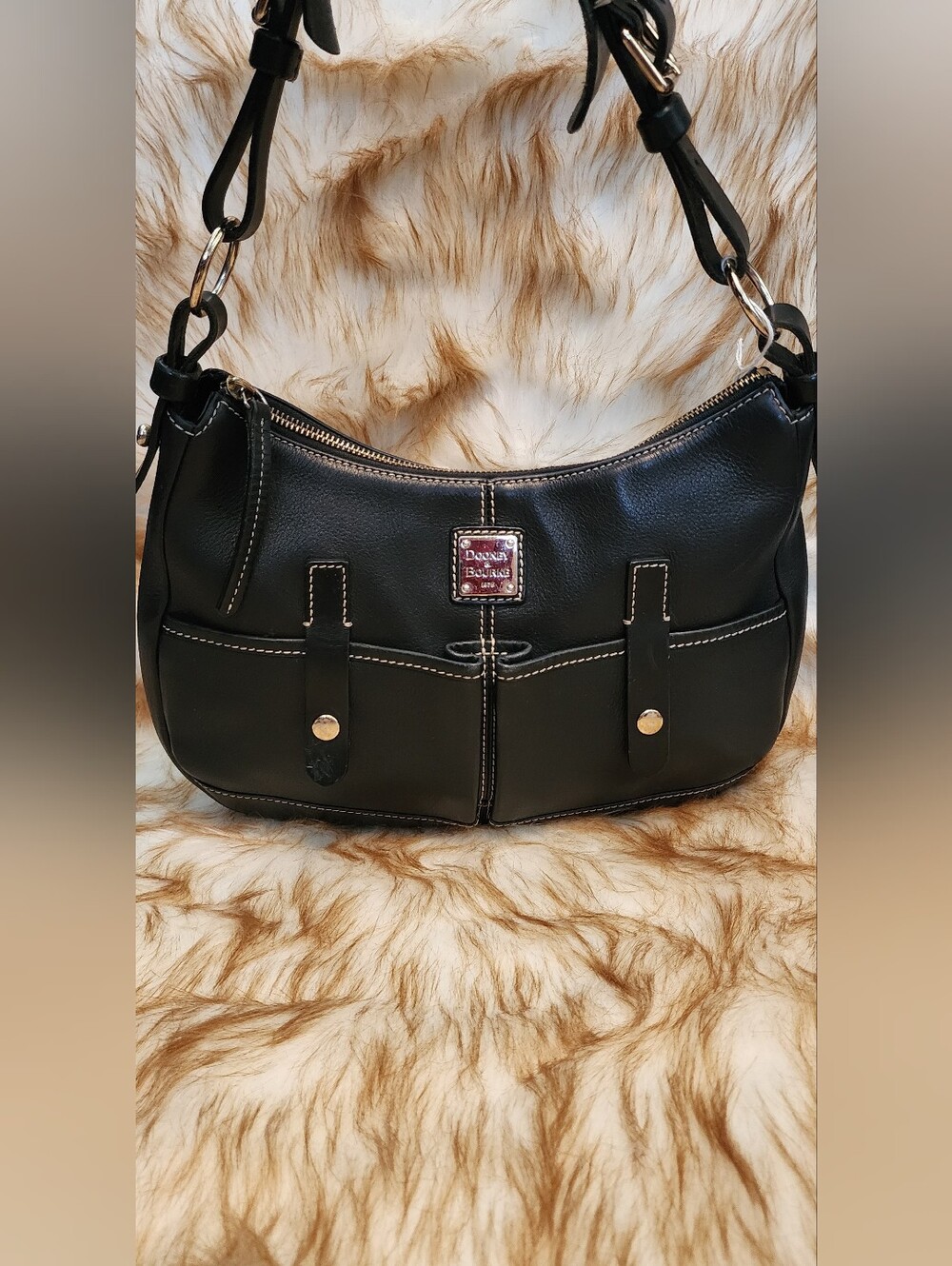Dooney & Bourke Black Leather Shoulder Bag
